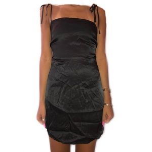 Black Tie Strap Dress